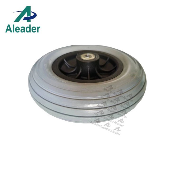 PU Wheelchair Tyres Solid Wheel 7x1 3/4