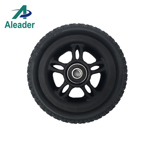 OEM solide rullestolhjul flate frie dekk 6X2