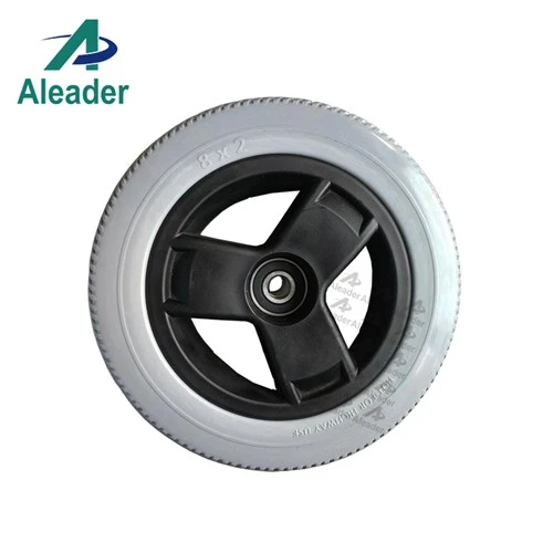 PU solide hjul 8x2 tommer